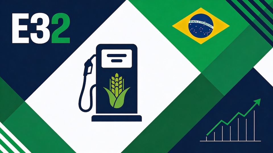 Brazil Ethanol Blend 32 percent E32 policy analysis