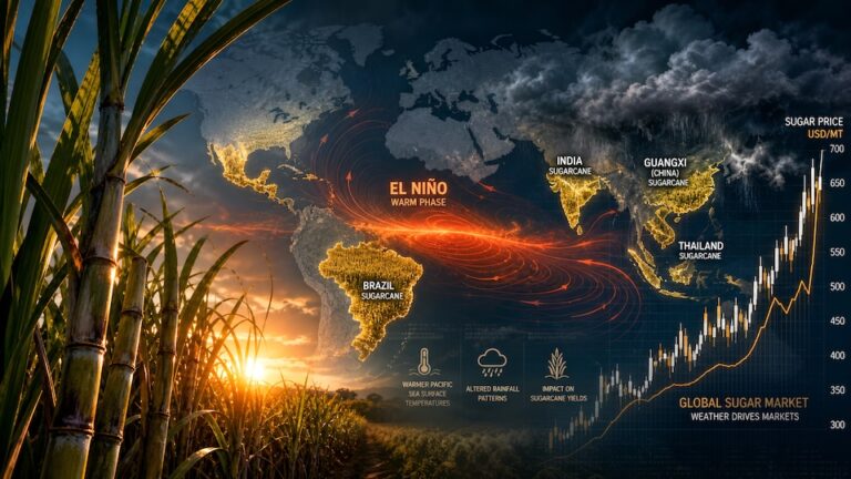 El Niño 2026 sugar market impact analysis chart