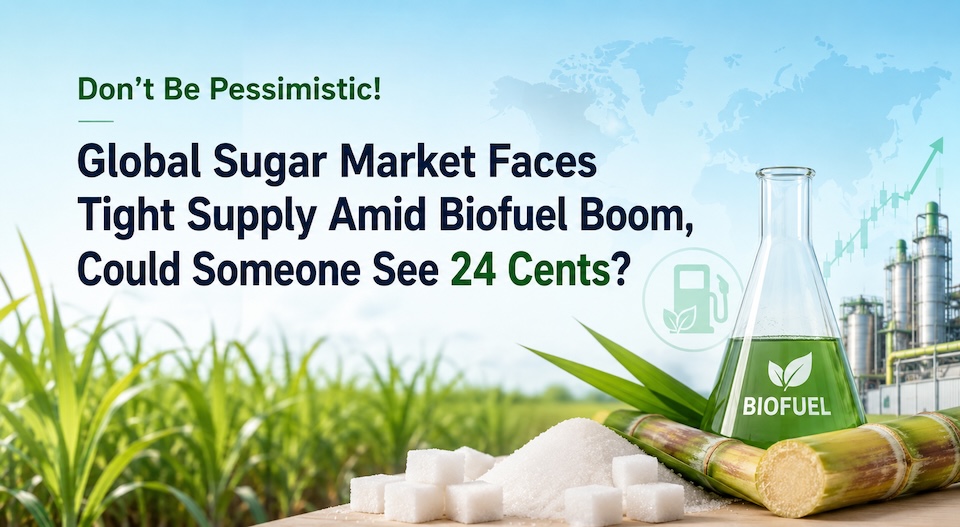 Global sugar market outlook 2026/27 analysis infographic